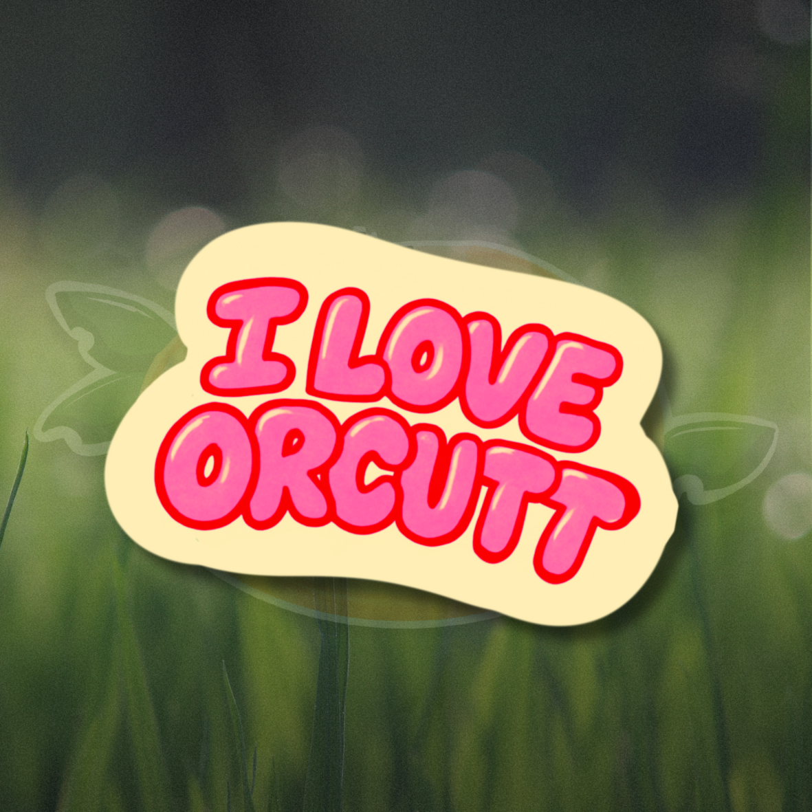 I Love Orcutt Vinyl 3” Sticker