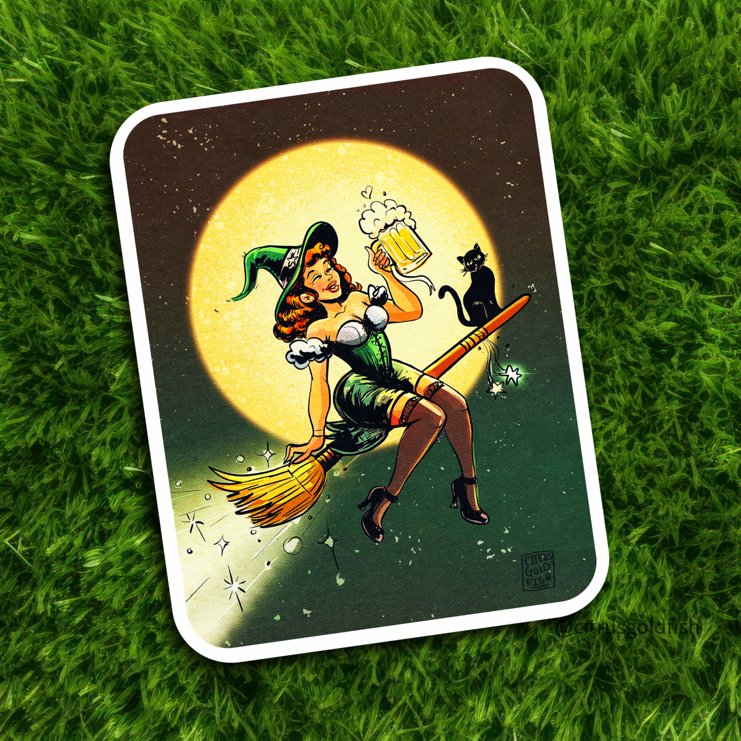 Witches Brew Afterhours! 3"vinyl sticker