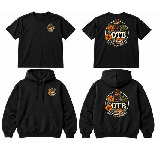 Old Town Biergarten Unisex Hoodie Black-preorder ends 10/31