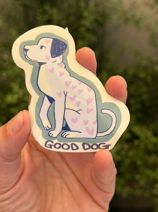 Good Dog Love 3” Vinyl sticker