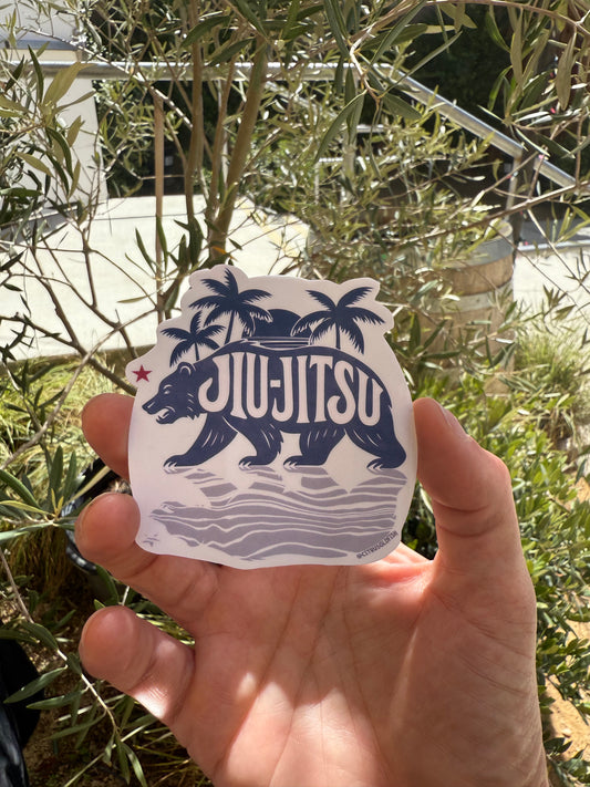 California Jiu-Jitsu 3” vinyl sticker