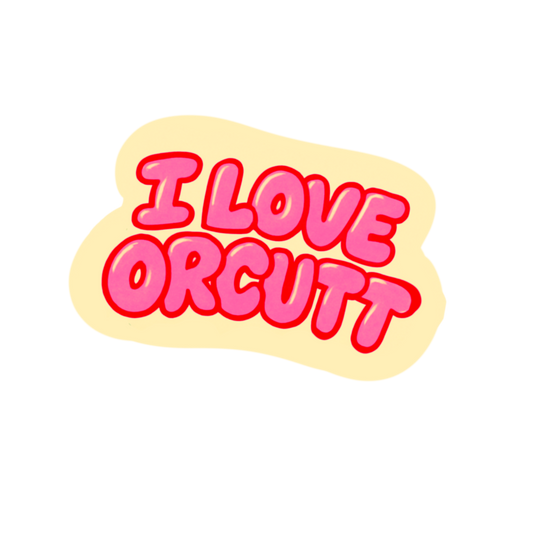 I Love Orcutt Vinyl 3” Sticker