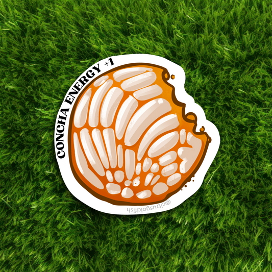Concha Energy +1 - 3" vinyl Sticker