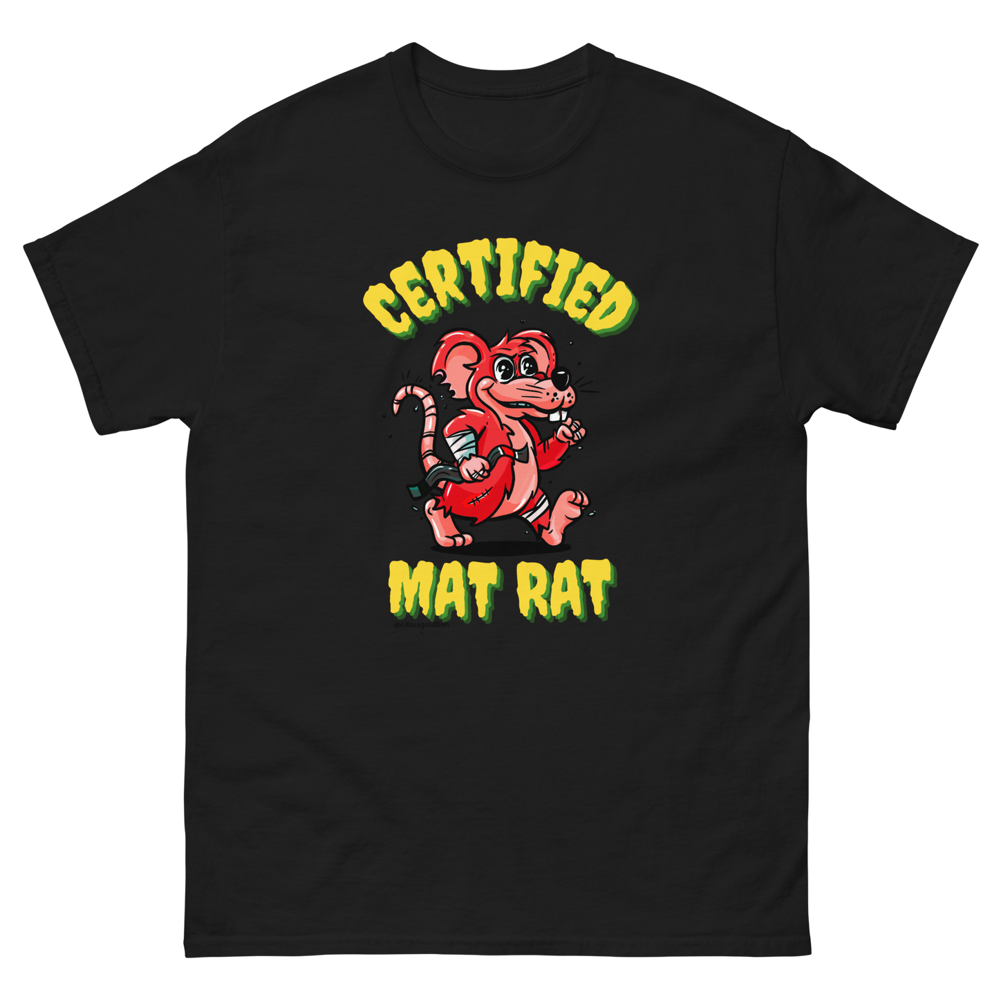 CERTIFIED MAT RAT Jiu-Jitsu classic tee