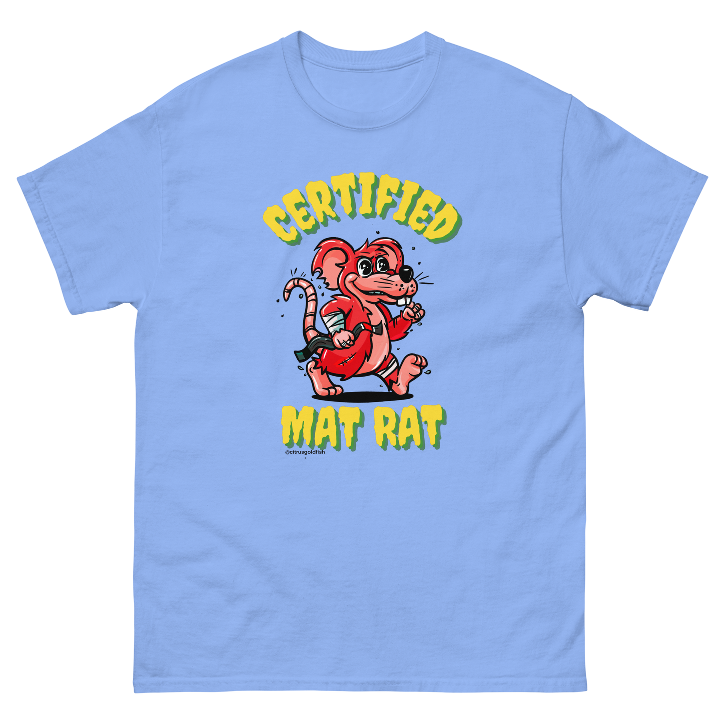 CERTIFIED MAT RAT Jiu-Jitsu classic tee