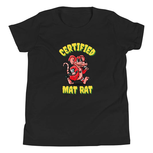 Certified Mat Rat Jiujitsu - Youth Short Sleeve T-Shirt