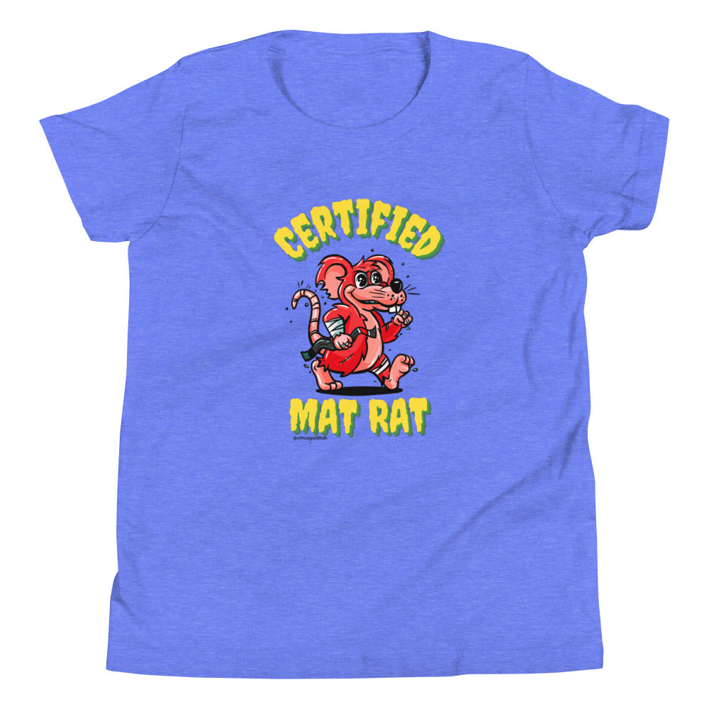 Certified Mat Rat Jiujitsu - Youth Short Sleeve T-Shirt