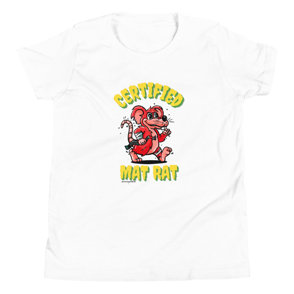 Certified Mat Rat Jiujitsu - Youth Short Sleeve T-Shirt